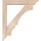 Ekena Millwork Balboa Traditional Smooth Bracket w/ Offset Brace, Douglas Fir, 5 1/2"W x 30"D x 34"H BKT0604X30X34BOA01SDF - alternate 2